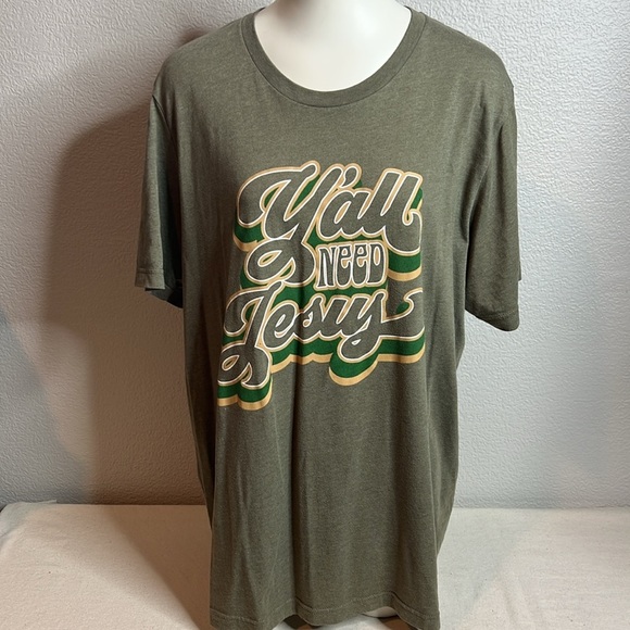 “Y’all Need Jesus” Graphic Tee - Unisex Size XL - Picture 2 of 6
